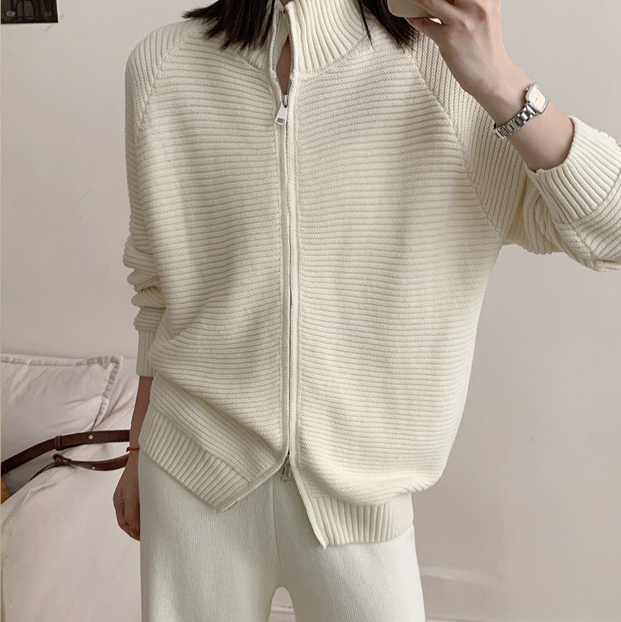 Ensemble Haut Cardigan Manches Valissea Femme