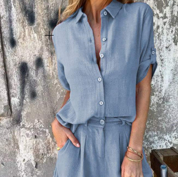 Ensemble Haut Manches Valissea Femme Coordonné