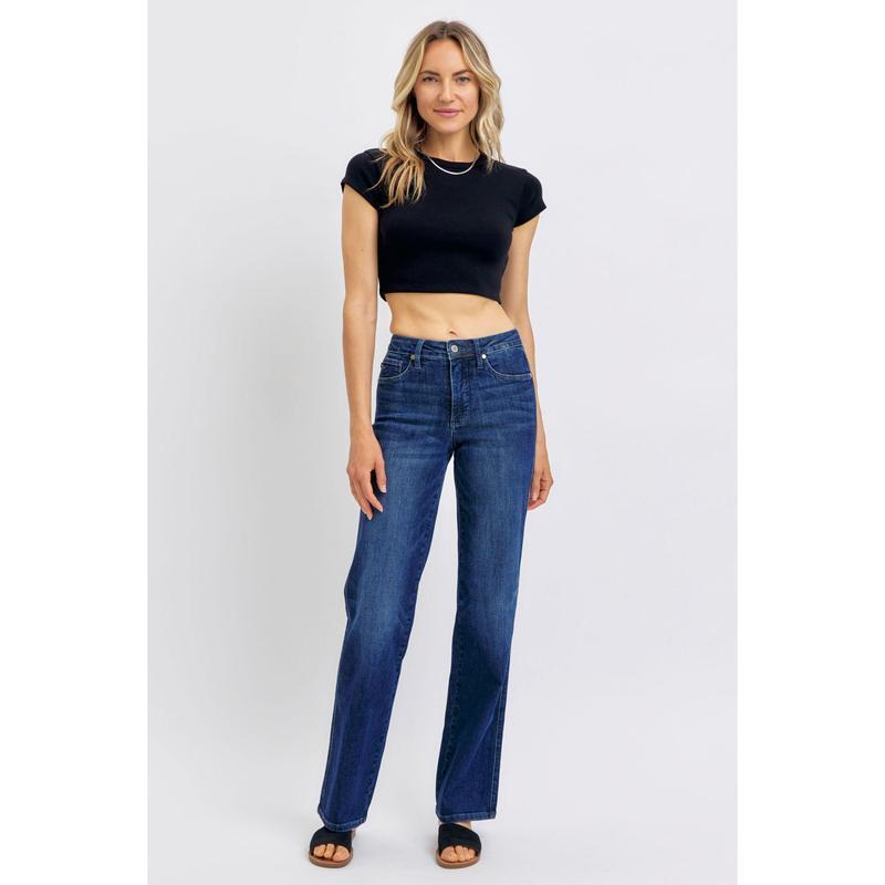 Pantalon Large Ceinture Double