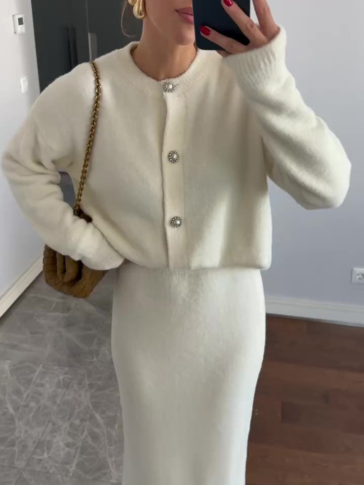 Ensemble Jupe Cardigan Taille Valissea Femme