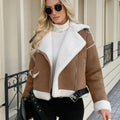 Manteau Épais Ajusté avec Poches