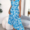 Robe Longue Fleurie Mousseline