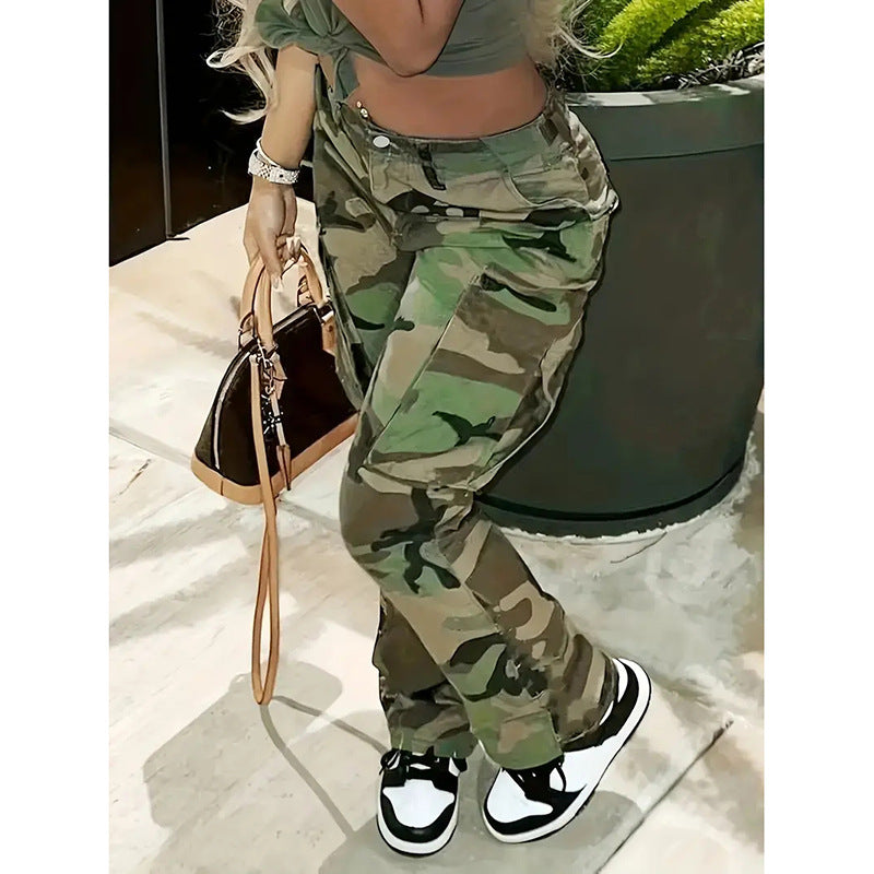 Pantalon Cargo Camouflage