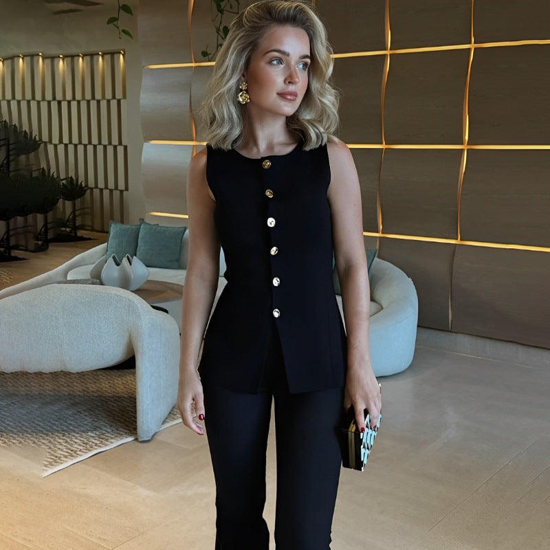 Haut Gilet Manches Valissea Femme Longues