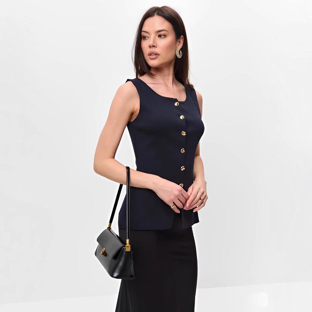 Haut Gilet Manches Valissea Femme Longues