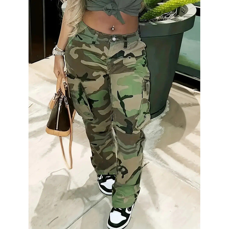 Pantalon Cargo Camouflage