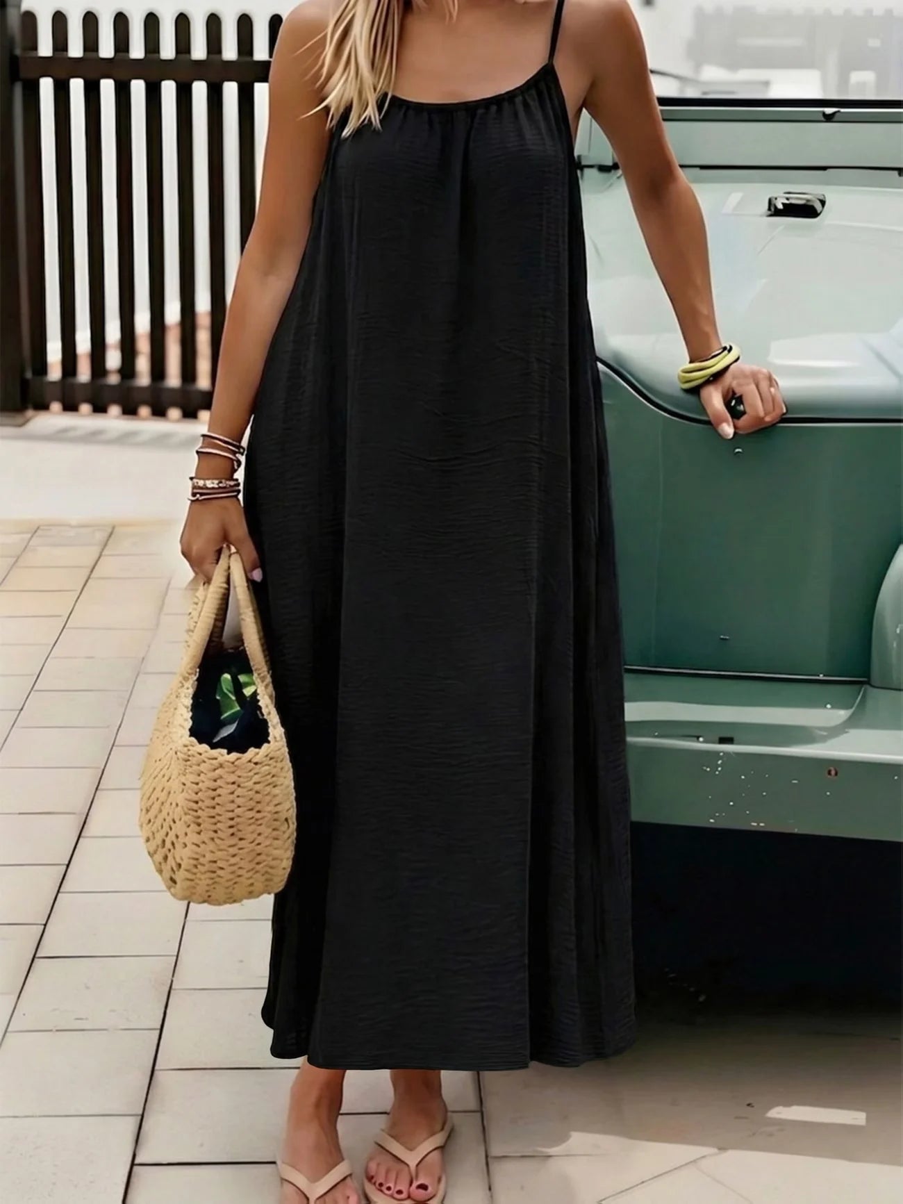 Robe Longue Dos Nu Fluide