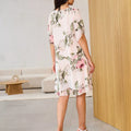 Robe Droite Mousseline Fleurie