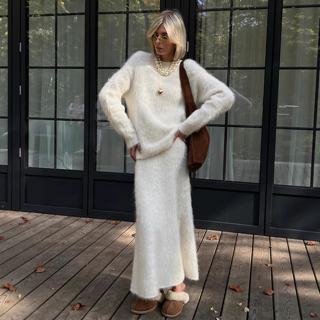 Ensemble Jupe Pull Taille Valissea Femme