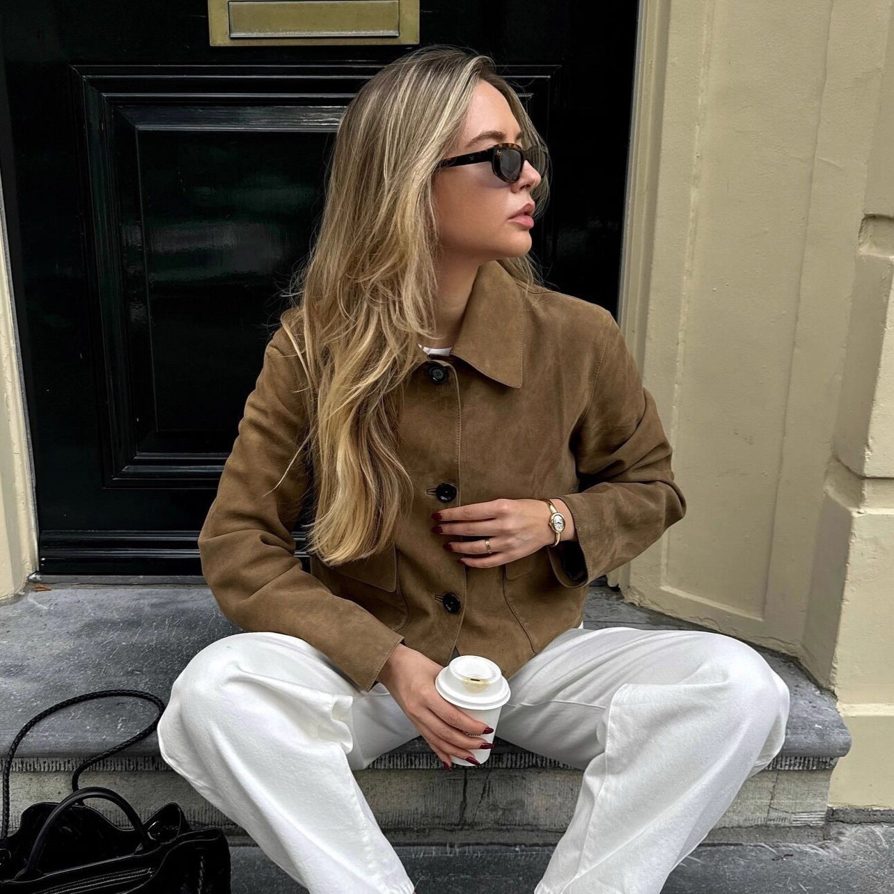 Veste Longue Manches Pleines