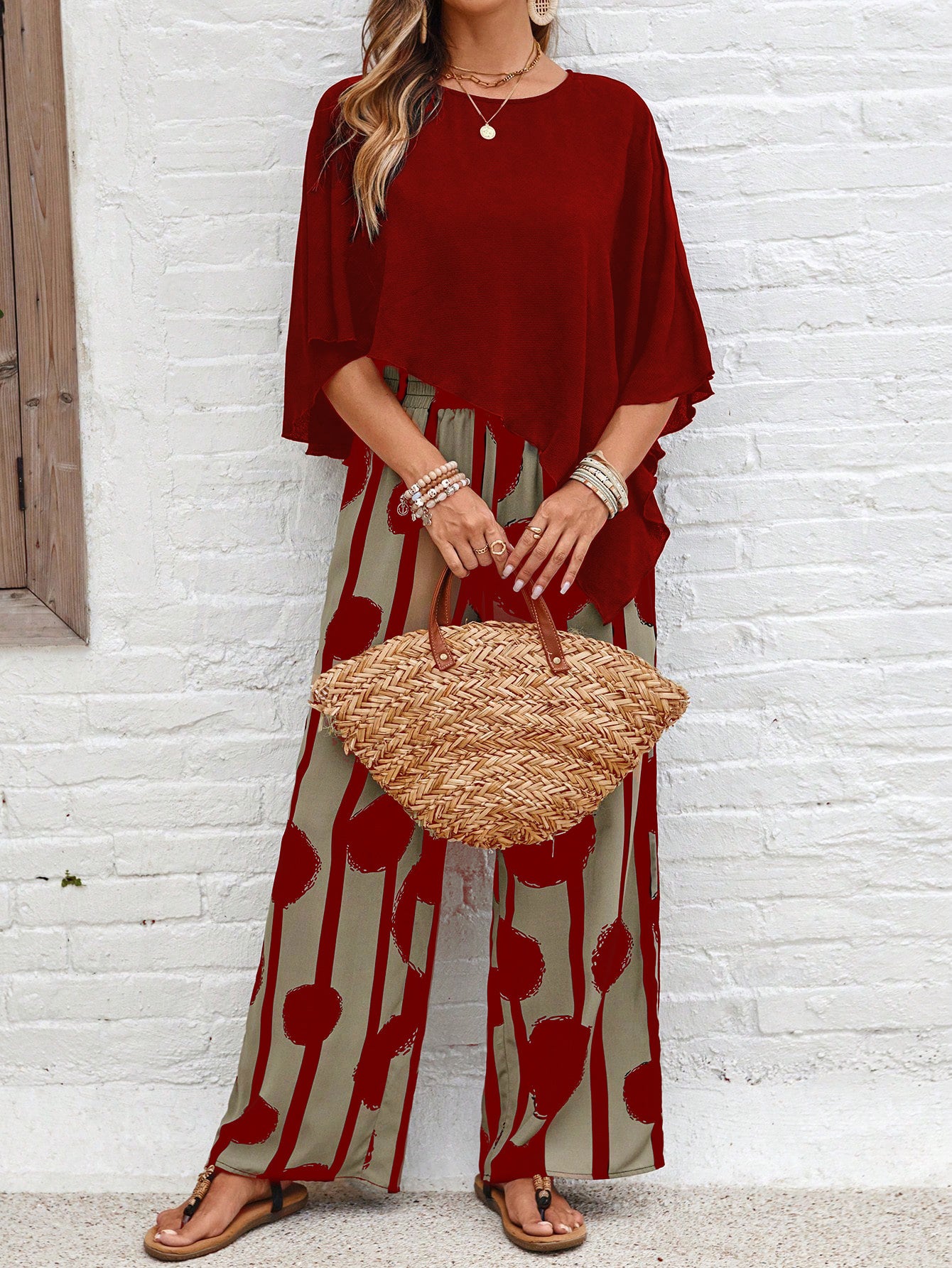 Ensemble Pantalon Tunique Fluide