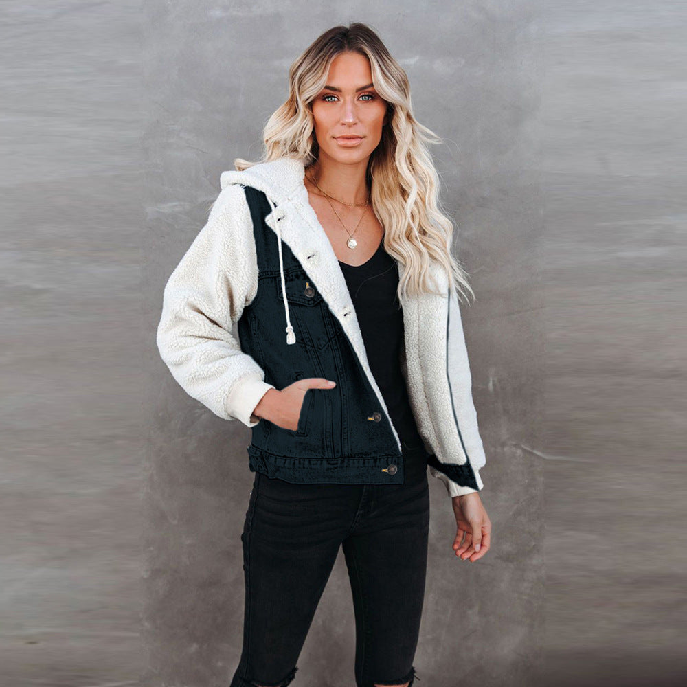 Veste en Jean à Capuche