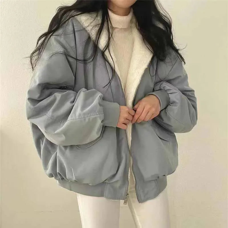 Veste Polaire Réversible à Capuche