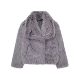 Veste Courte Fausse Fourrure
