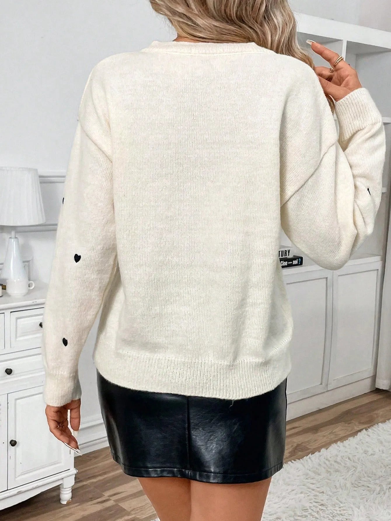 Pull Cœur Doux Maille