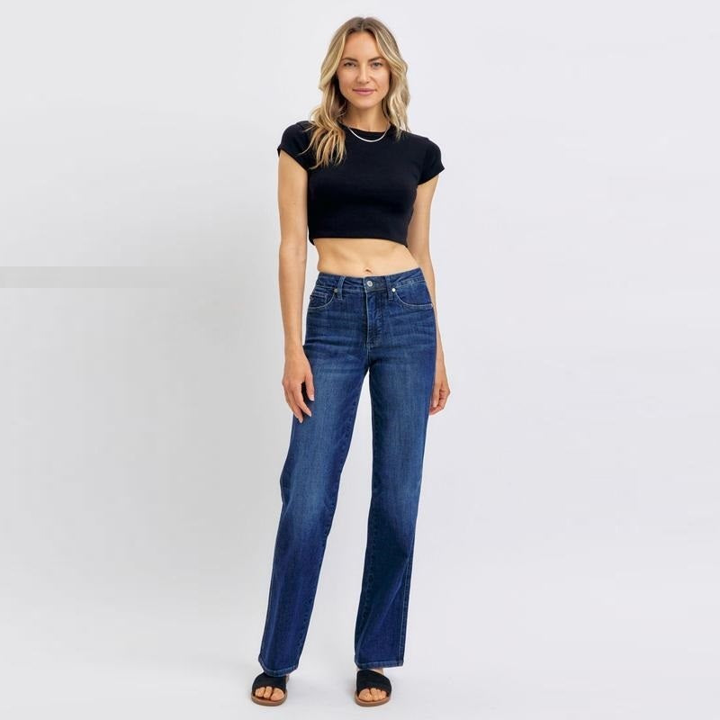 Pantalon Large Ceinture Double
