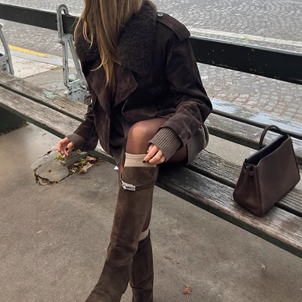 Manteau Veste Élégance Hiver Valissea Femme