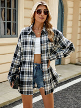 Chemise oversize à carreaux