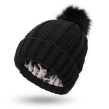 Bonnet Hiver Femme Doublé Satin