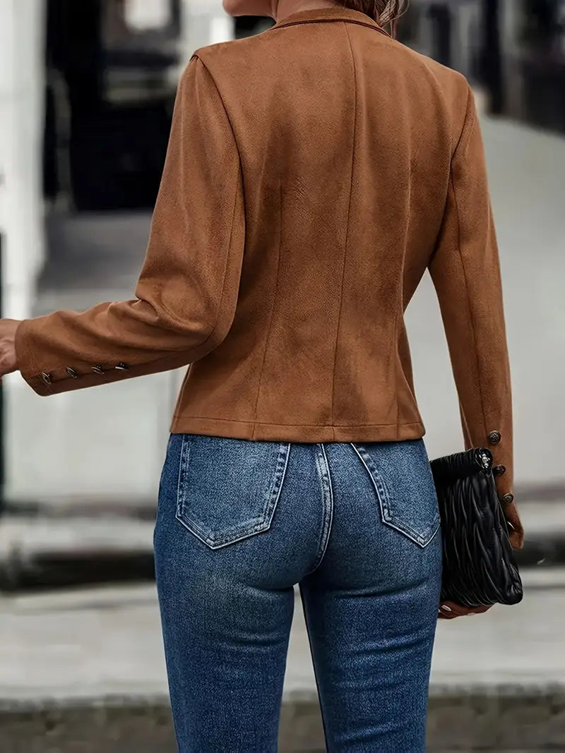 Veste Courte Militaire Suédine