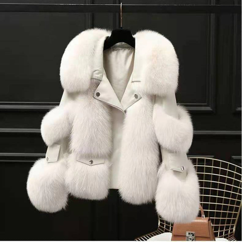 Manteau Doux en Fausse Fourrure