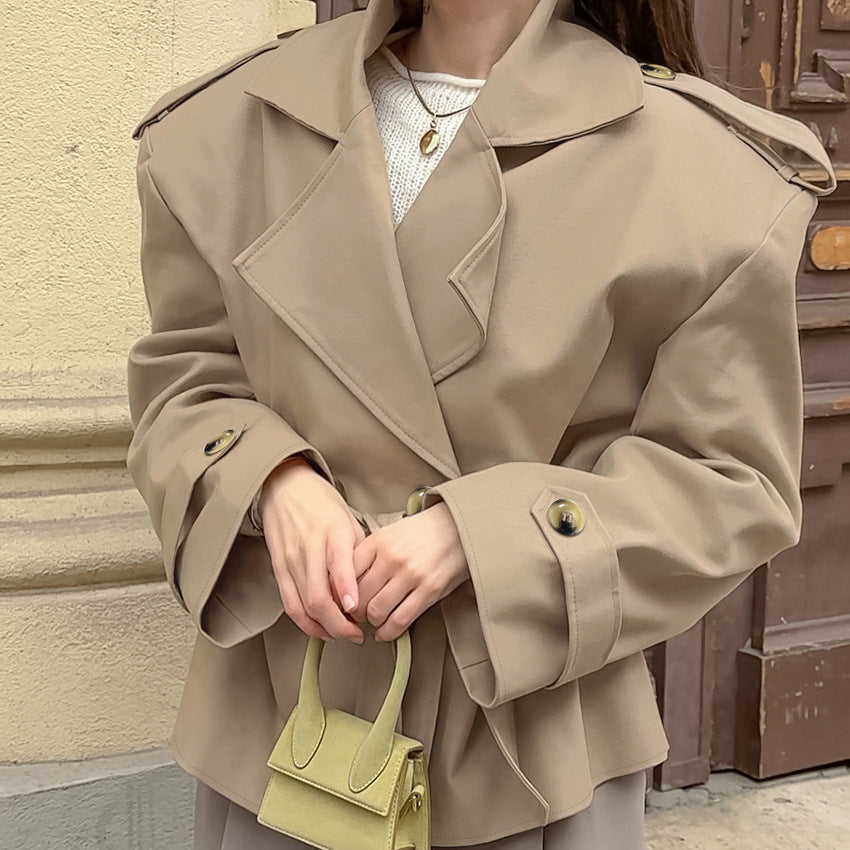 Manteau Trench-coat Mi-long Hiver Valissea Femme