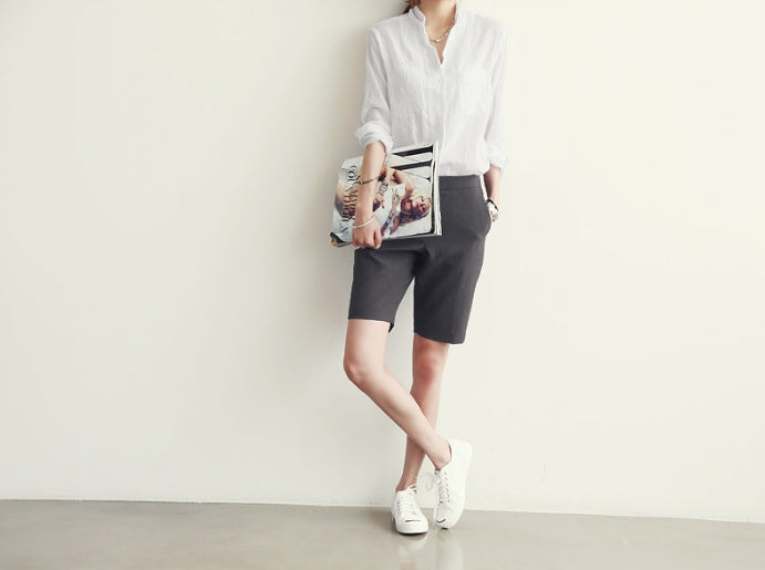 Haut Chemise Légère Manches Valissea Femme