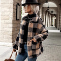 Manteau Plaid – Décontracté Élégant