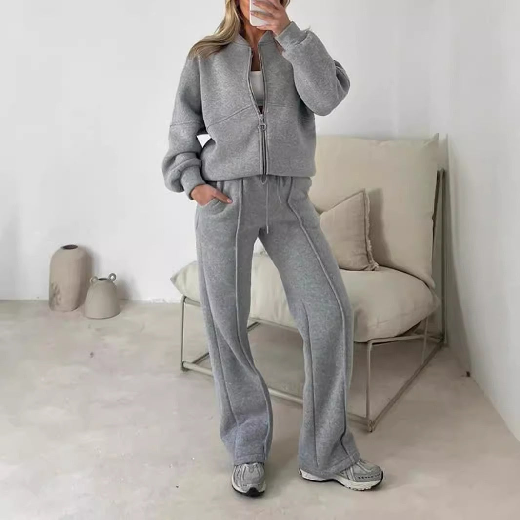 Ensemble Pantalon Blazer Zippé