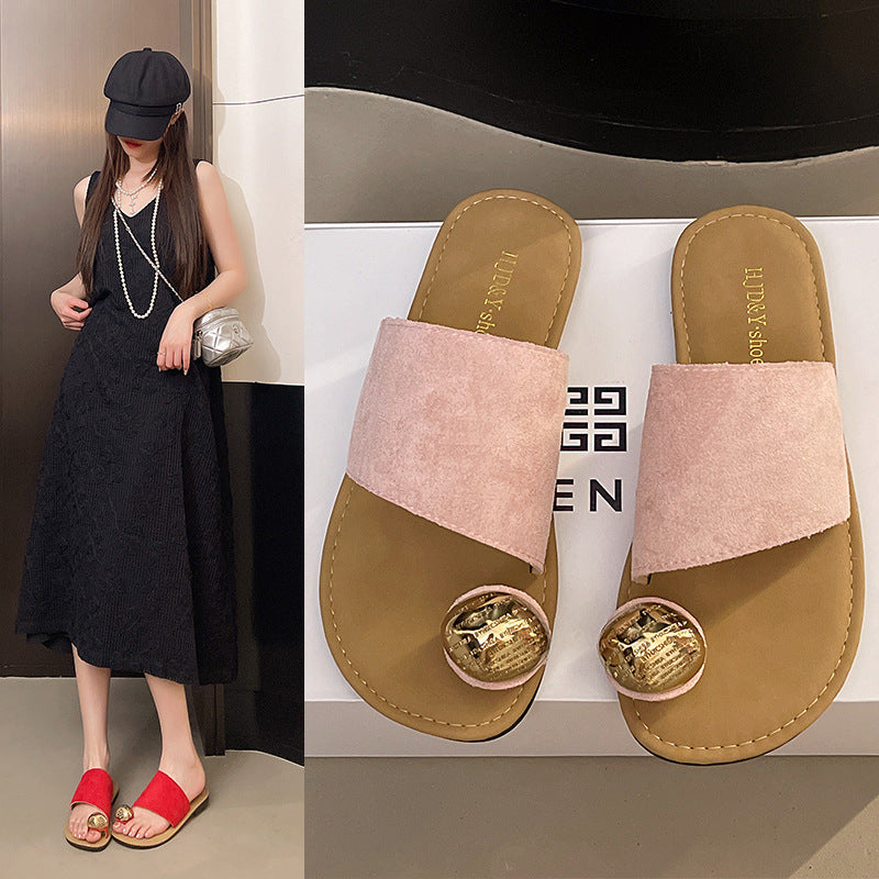 Chaussures Ensemble Tongs Coordonné Valissea Femme