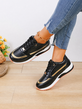 Baskets Compensées Élégance Quotidienne Femme