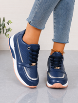 Baskets Compensées Élégance Quotidienne Femme