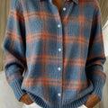 Chemise en Maille à Carreaux