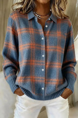 Chemise en Maille à Carreaux