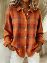 Chemise en Maille à Carreaux