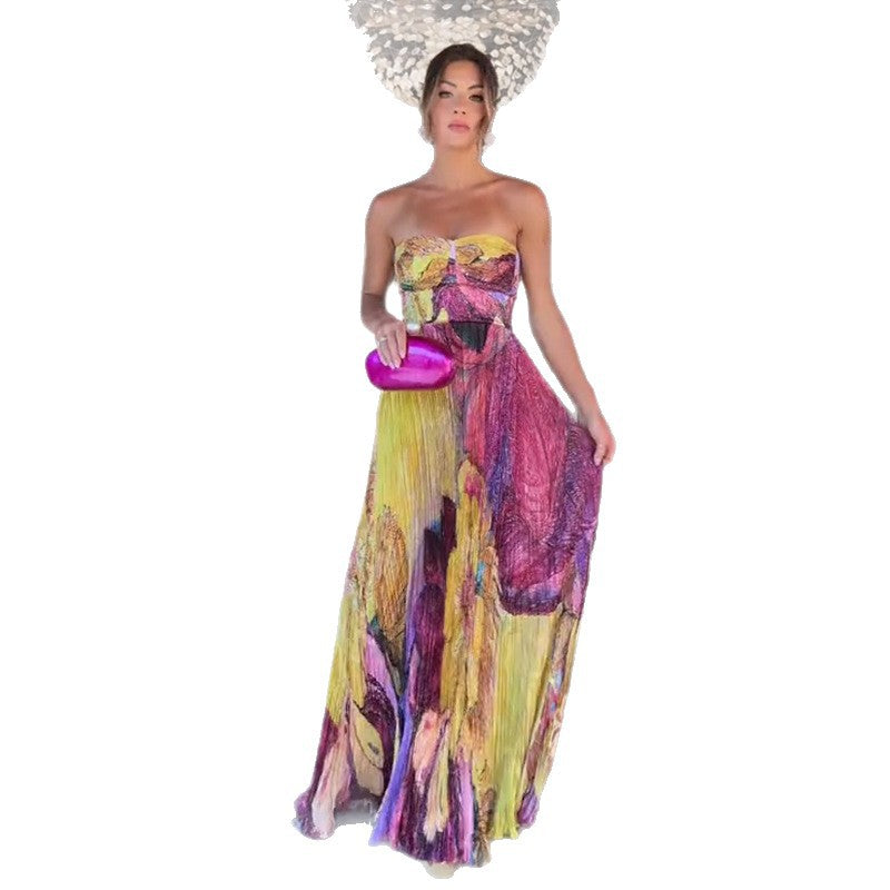 Accessoire Robe Longue Elegante Valissea Femme