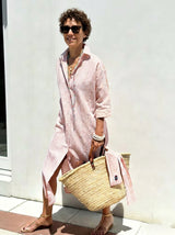 Robe Chemise Longue Rayée Confort