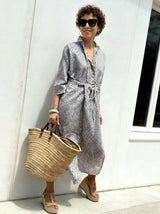 Robe Chemise Longue Rayée Confort