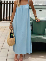 Robe Longue Dos Nu Fluide