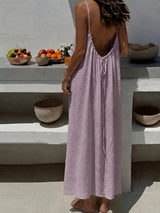 Robe Longue Dos Nu Fluide