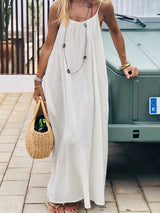 Robe Longue Dos Nu Fluide