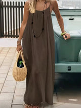 Robe Longue Dos Nu Fluide