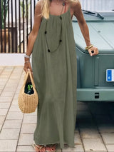 Robe Longue Dos Nu Fluide