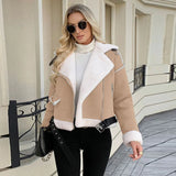 Blouson aviateur doublé sherpa ceinturé