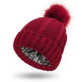 Bonnet Hiver Femme Doublé Satin