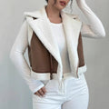 Haut Gilet Laine Manches Valissea Femme