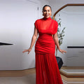 Accessoire Robe Longue Demi-col Valissea Femme