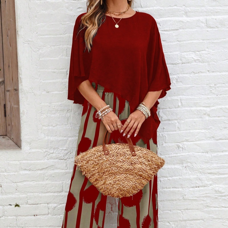 Ensemble Pantalon Tunique Fluide