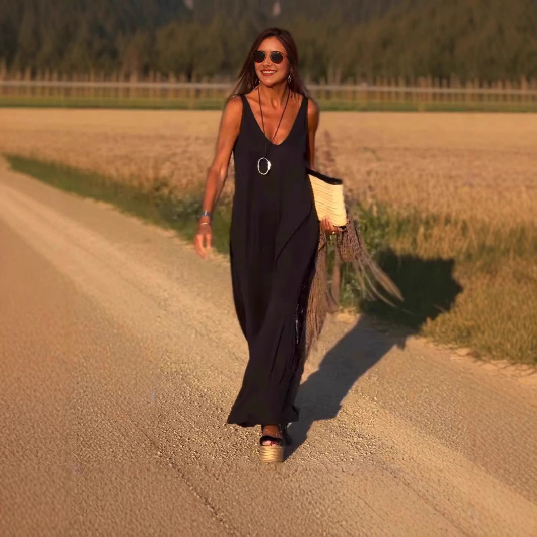 Accessoire Robe Longue Bretelles Valissea Femme