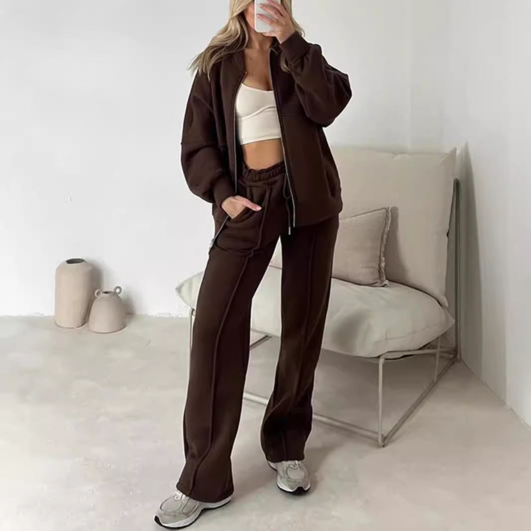 Ensemble Pantalon Blazer Zippé